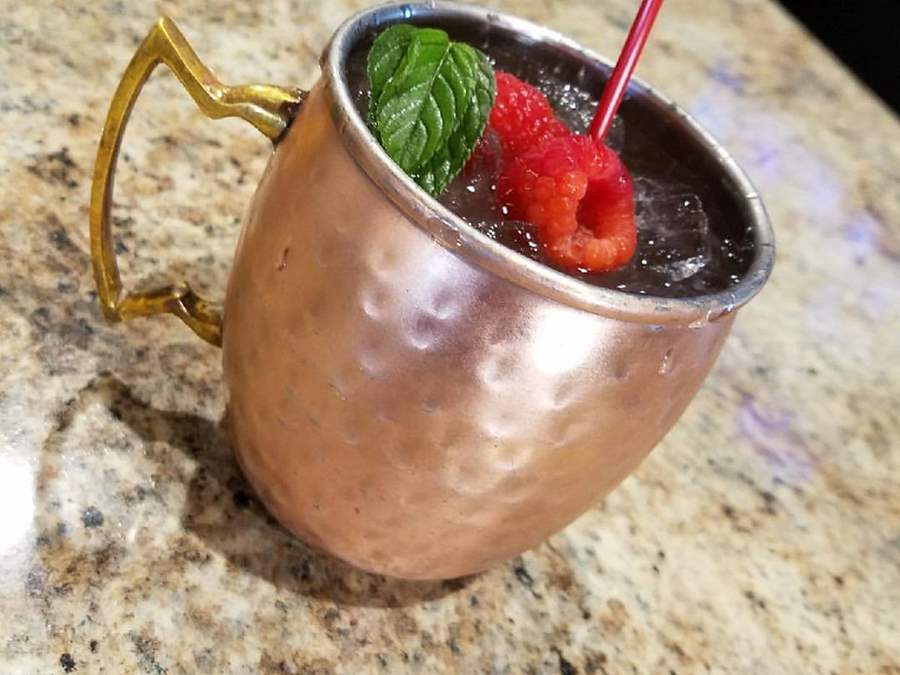 Raspberry Moscow Mule